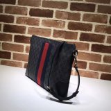 7 Star Gucci Fake 474139 GG Supreme Wide Messenger