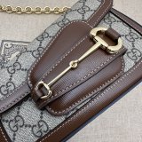 Horsebit Shoulder Gucci Perfect 1955 774209 Fashion Brown Bag