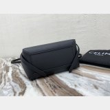 Replica Celine Leather Nano Belt Bag in Black