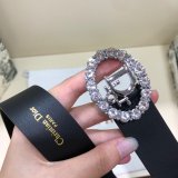 Wholesale Christian Dior AAA Belts 30mm Black Replica