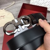 Replica Designer Salvatore Ferragamo 35 mm Black Belts