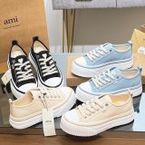 Ami Paris High Quality Platform Tpu Canvas Replica Shoes