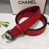 Top Quality Replica CC Double C Belt Red Width 3.0cm 1135