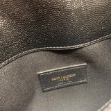 YSL AAA+ CLUTCH IN GRAIN DE POUDRE EMBOSSED LEATHER