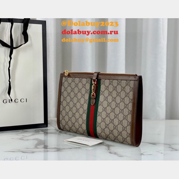 Gucci High Quality Beige Jackie 1961 pouch Beige Bag