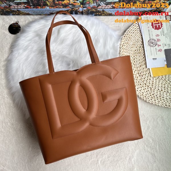 Luxury Replica Dolce & Gabbana Shopping DG Logo Tote 6650 Store Bag