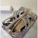 Dior Buy High Quality Monogram Embroidered Fisherman Replica Shoes