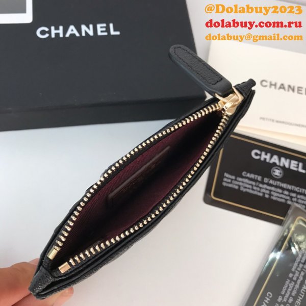 Replica CC Wallets and cardholders Designer AP0374 Black