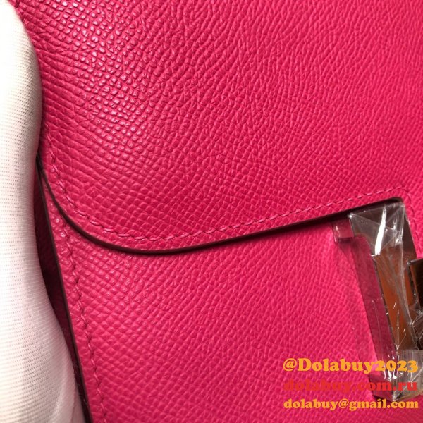 Hermes Constance Bag 23cm Epsom Leather Rose