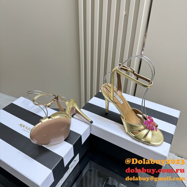 Wholesale Cheap Aquazzura Heels 8.5cm Sandals Perfect Shoes