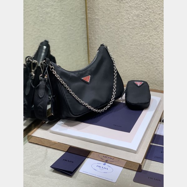 AAA+ Prada Tessuto Nylon Hobo Replica 475660 Bag