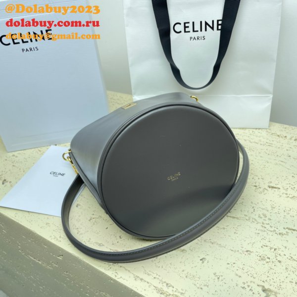 UK Celine Perfect Fake Quality Teen Bucket Triomphe Bag