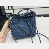 Top Quality CHANEL 22 denim bag AS3260