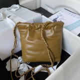 Luxury FASHION AS3980 CALFSKIN CC BAG 20CM