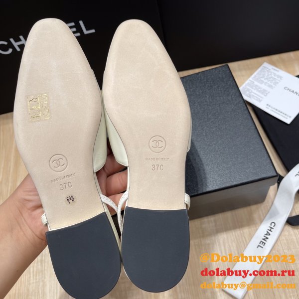 Luxury Knockoff CHANE Cheap SLINGBACKS