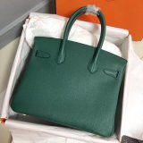 Hermes Birkin 35cm Togo leather Handbags Green