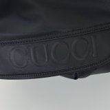 Medium Gucci Backpack Mens with GG Logo 800265 Black Replica Bags