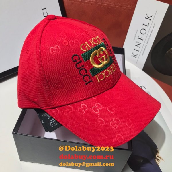 AAA+ Gucci Palace classic pattern simple embroidery logo hats