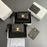 High Quality Fashion CELINE TRIOMPHE short wallet