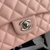 CC Best 25.5CM Classic Flap Bag Caviar Leather A01112 Pink