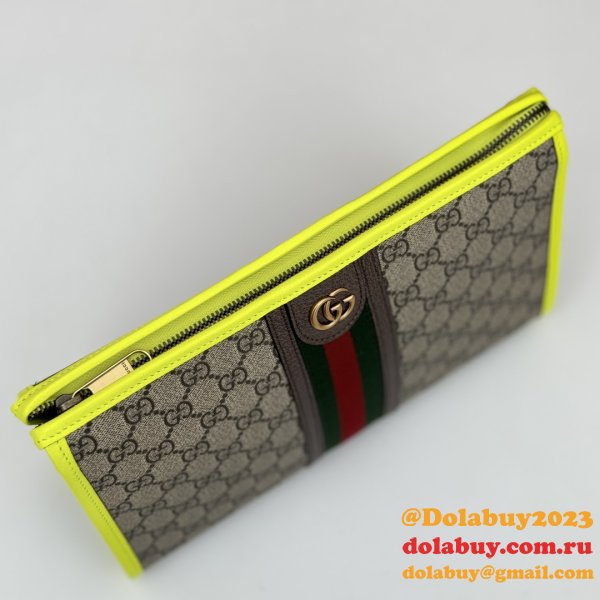 Designer Gucci Replicas 598234 Duplicate GG Supreme Ophidia Toiletry Case