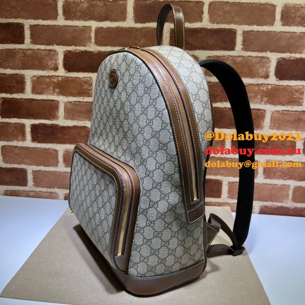 Seller Gucci Dolabuy Fake Backpack 704017 Interlocking G Ebony Supreme