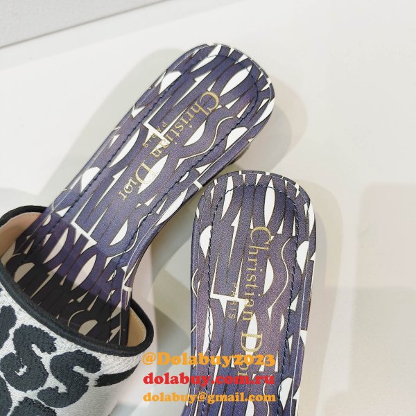 7 Star dior Dway Heeled Slide