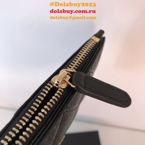 Replica CC Wallets and cardholders Designer AP0374 Black