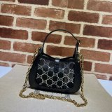 Gucci Luxury Designer Replica Jackie 1961 Crystal GG 677027 Bag