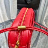 Replica YSL 64899 Red/White/Black Victoire camera bag High Quality