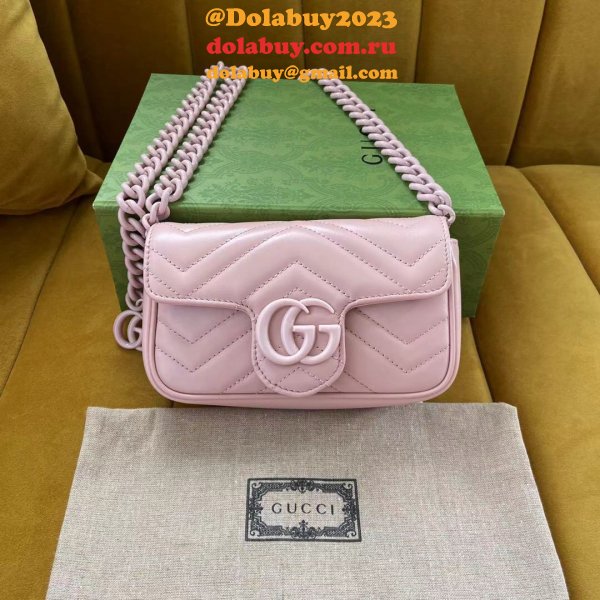 Knockoff Gucci GG Marmont matelassé leather super 699757 bag