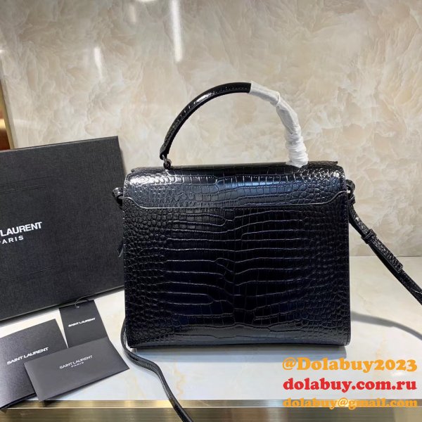 High Quality Replica YSL 578000 Cassandra Top Handle Black Bags