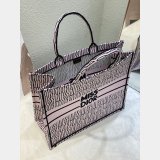 Luxury Miss Dior Allover 1:1 Mirror Book Tote pink