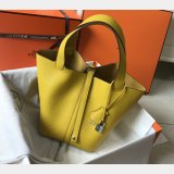 Designer Hermes Picotin Bags 18/22CM Silver Replica Best Online