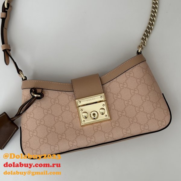 Padlock Fashion Gucci Duplicate Shoulder 811705 Bag