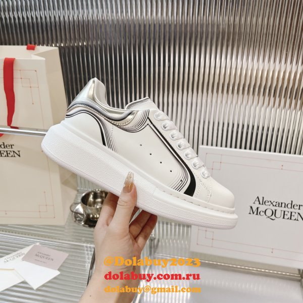 Top Quality ALEXANDER REPLICA women/men white shoes