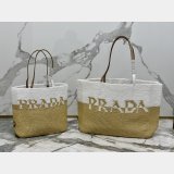 Wholesale prada 1:1 Mirror weave big tote