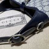 Gucci Wholesale Jackie 1961 small shoulder bag ‎678843 Beige and blue