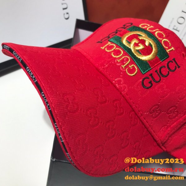 AAA+ Gucci Palace classic pattern simple embroidery logo hats