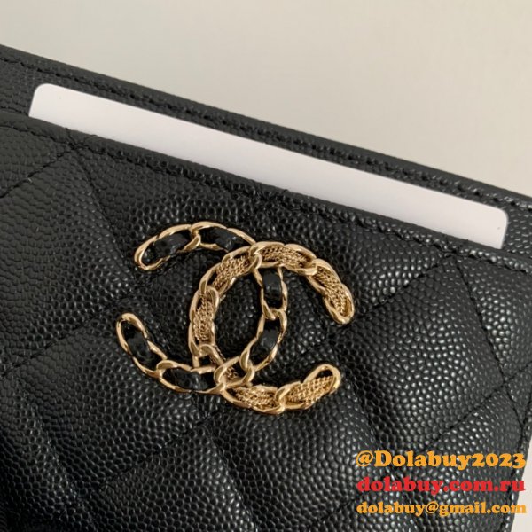 Fake AP1843 Wallets Replica Black Bags