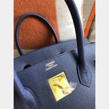 Hermes Birkin Epsom leather Handbags Dark blue