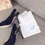 High Top Quality Replica Fashion Dior Navy Blue Tassel Shoes