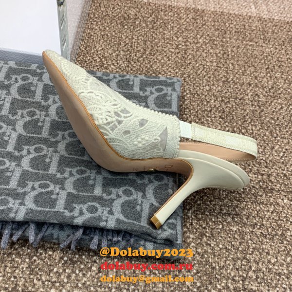 7 Star dior Macrame J'ADIOR PUMP SANDALS